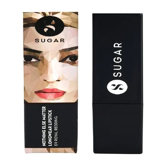 Sugar Nothing Else Matter Longwear Lipstick - Royal Redding (Dark Red), 3.2 g-2.webp